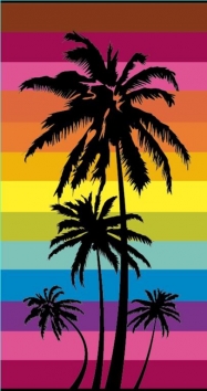 Drap-de-plage-jacquard-en-coton-velours-90-x-170-cm-tropical