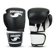 Dorawon-gants-de-boxe-cuir-newcastle-taille-12oz-noir-et-blanc